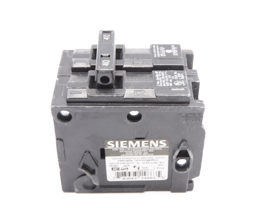 SIEMENS Q240 120/240V 40A UNMP