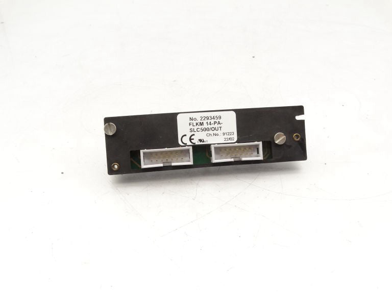 PHOENIX CONTACT FLKM 14-PA-SLC500/OUT Connector - Used