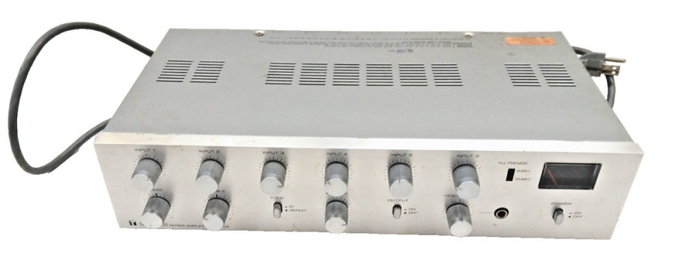 TOA 900 SERIES CHANNEL MODULAR MIXER AND AMPLIFIER MODEL M-900A AC 120V 60 HZ