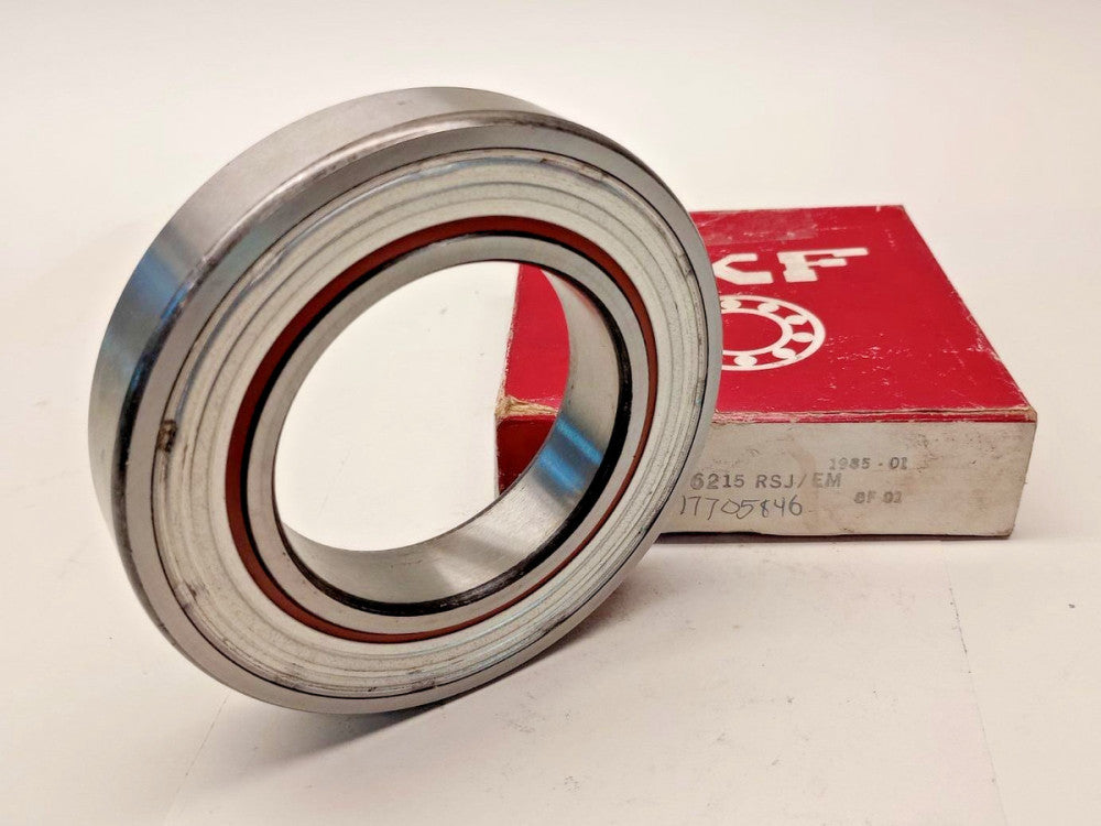SKF 6215-RSJ/EM Ball Bearing Single Shielded 75x130x25mm 6215-RSJ-C3 / 6215RS-C3