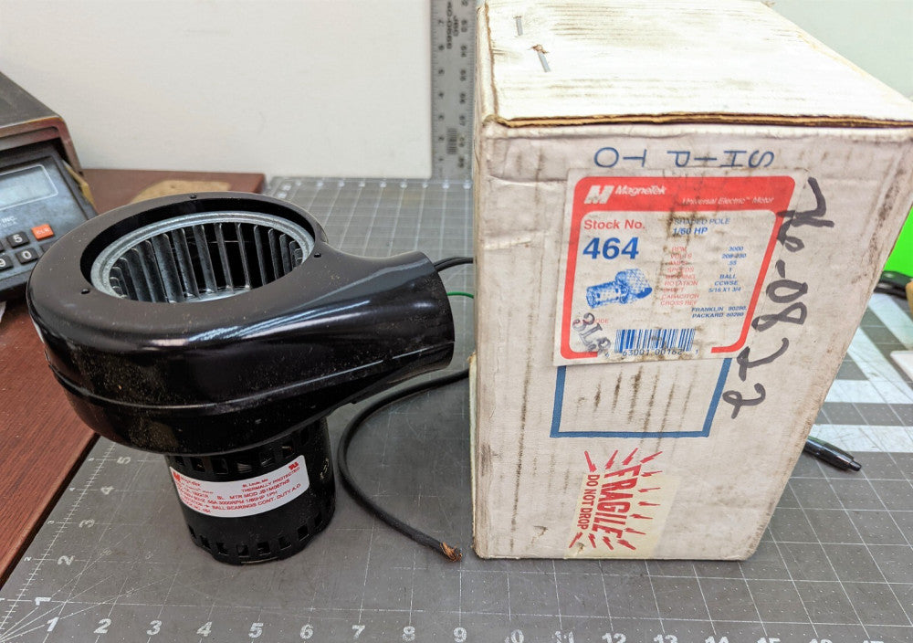 464 MagneTek JB1M067NS 208-230V 3000RPM 1/60HP 1PH [A3FL]