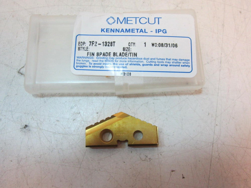 Kennametal 7F2-1328T Carbide FIN Spade Drill Blade TiN Insert New