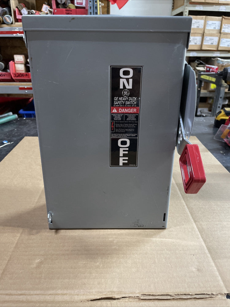 New no Box! GE THN3361R 30A 600V 3PH Non-Fuse Outdoor Safety Switch
