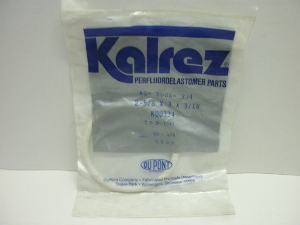 KALREZ  AS-568A-334 O-RING 2-5/8 X 3 X 3/16 K00334 COMPOUND 1045 90-12A NNB