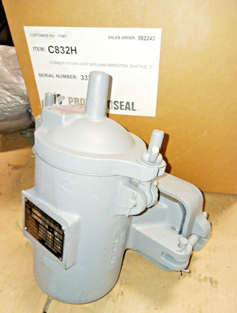 NEW PROTECTOSEAL 830 CONSERVATION VENT WITH FLAME ARRESTOR  C832H