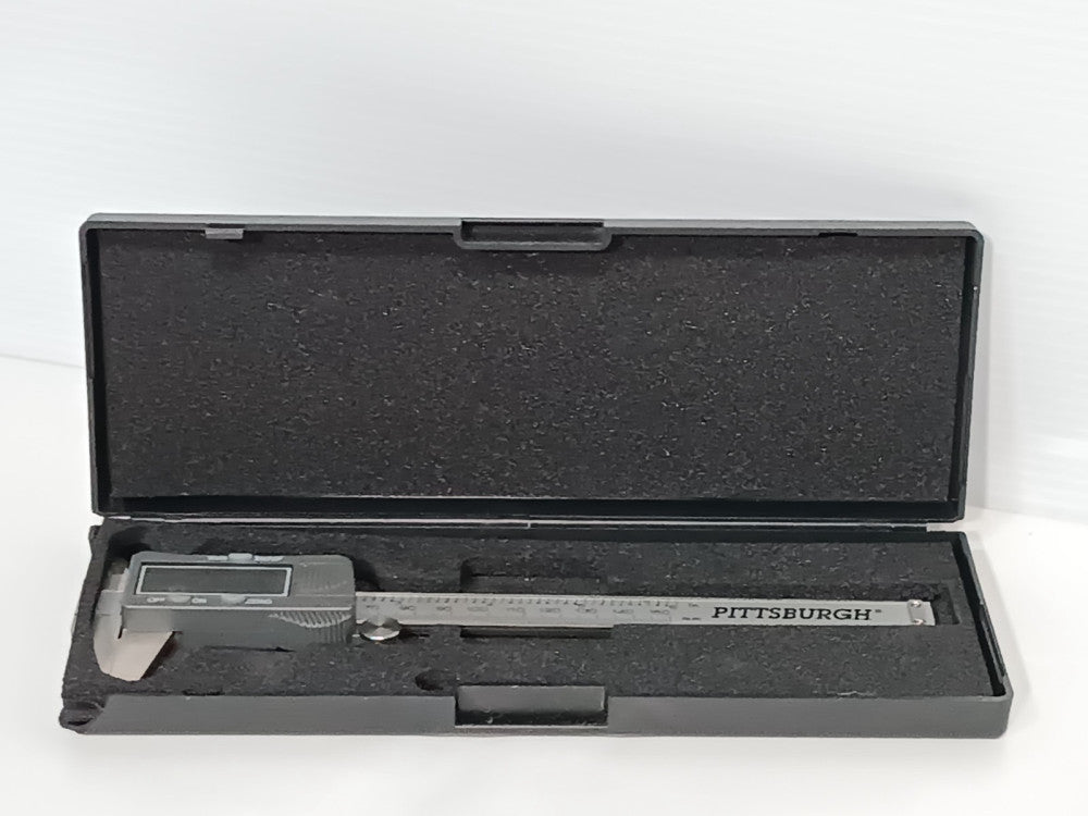 Pittsburgh 62569 Digital Caliper, 6" with SAE and Metric Fractional Readings