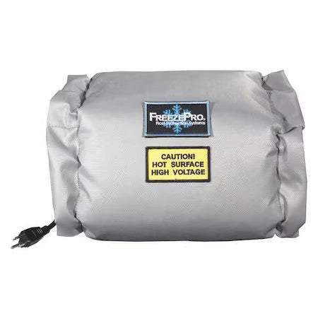 Unitherm Fpw3012 8" X 30" L Fiberglass Insulated Pipe Jacket 3" Wall