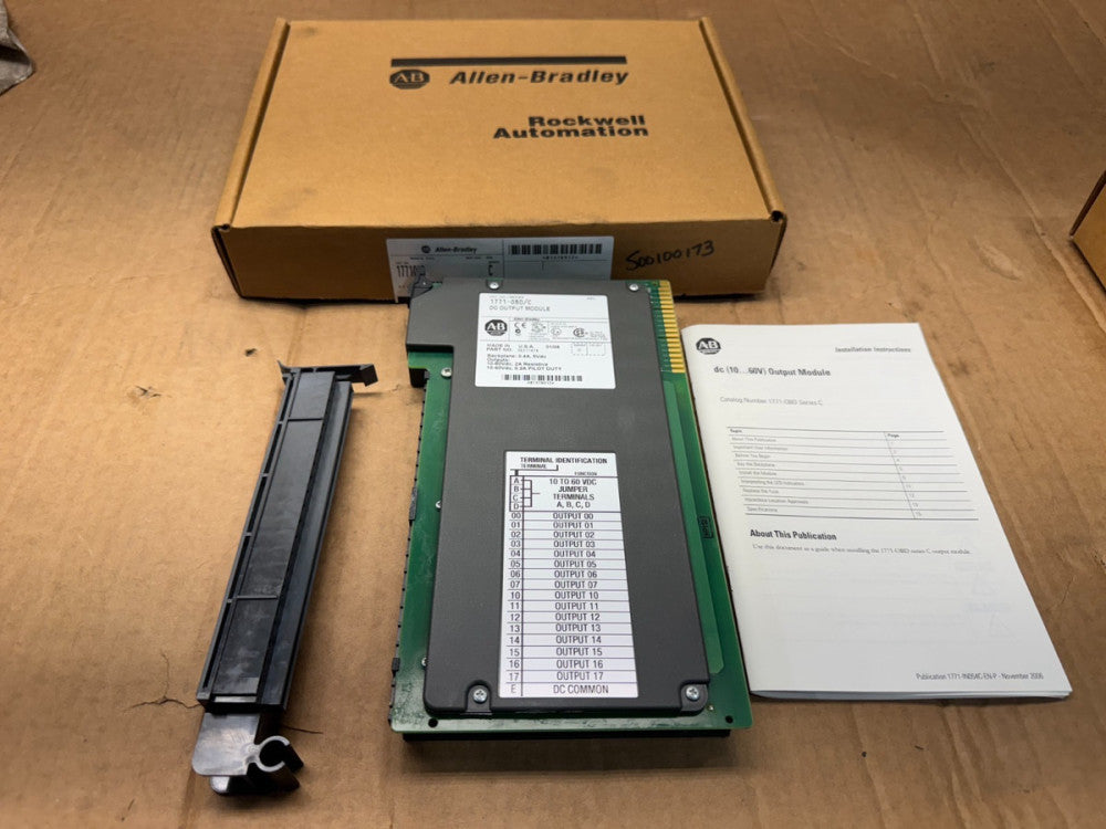 NEW IN BOX ALLEN-BRADLEY DC OUTPUT MODULE 1771-OBD SERIES C