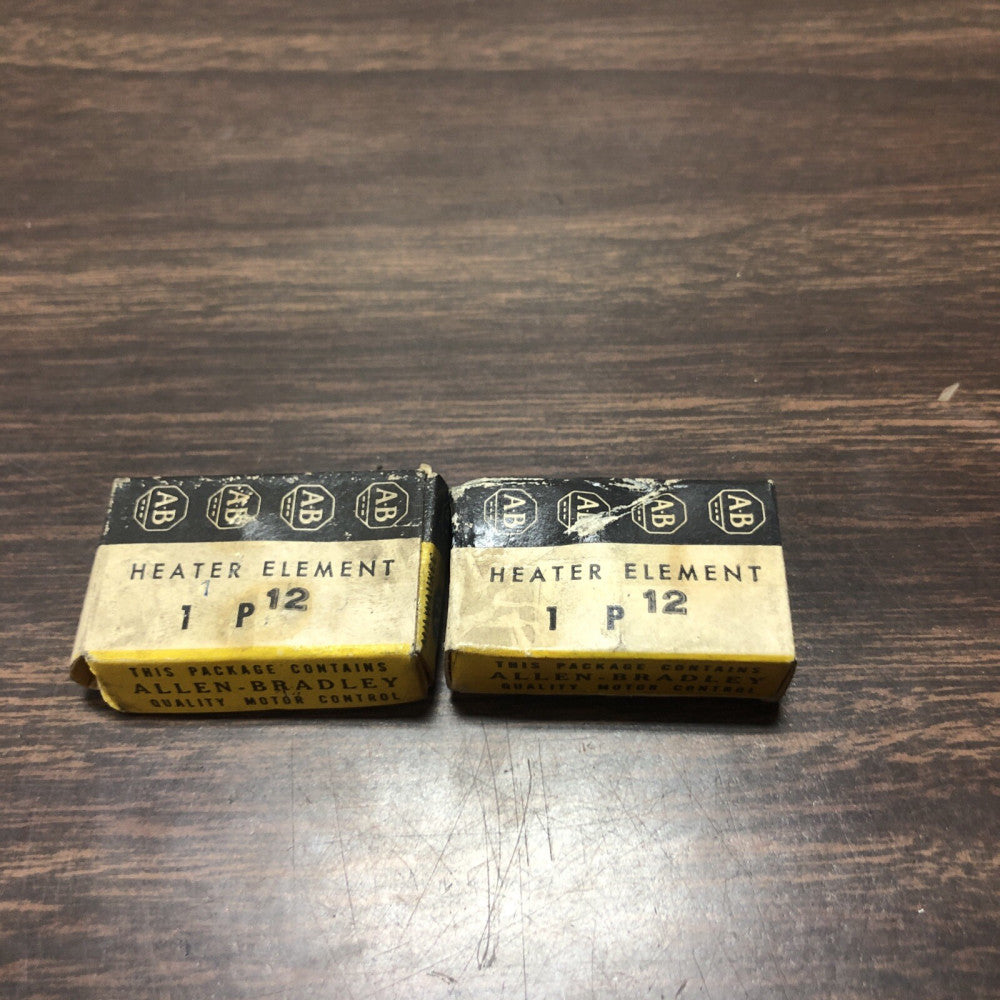 ALLEN-BRADLEY Thermal Overload Heater #P12 Lot Of 2