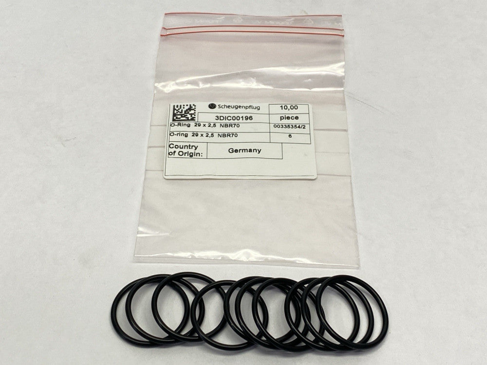 Scheugenpflug 3DIC00196 O-Ring 29 x 2,5 NBR70 LOT OF 10