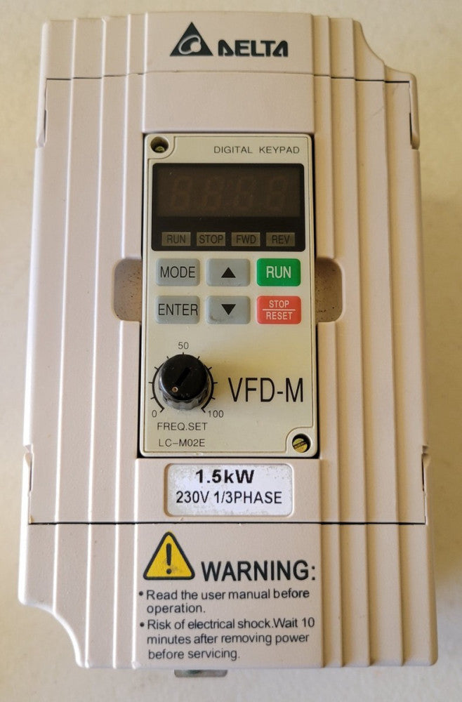 Delta VFD-M VFD015M21A 1.5kW 240V 3 Phase Frequency Converter