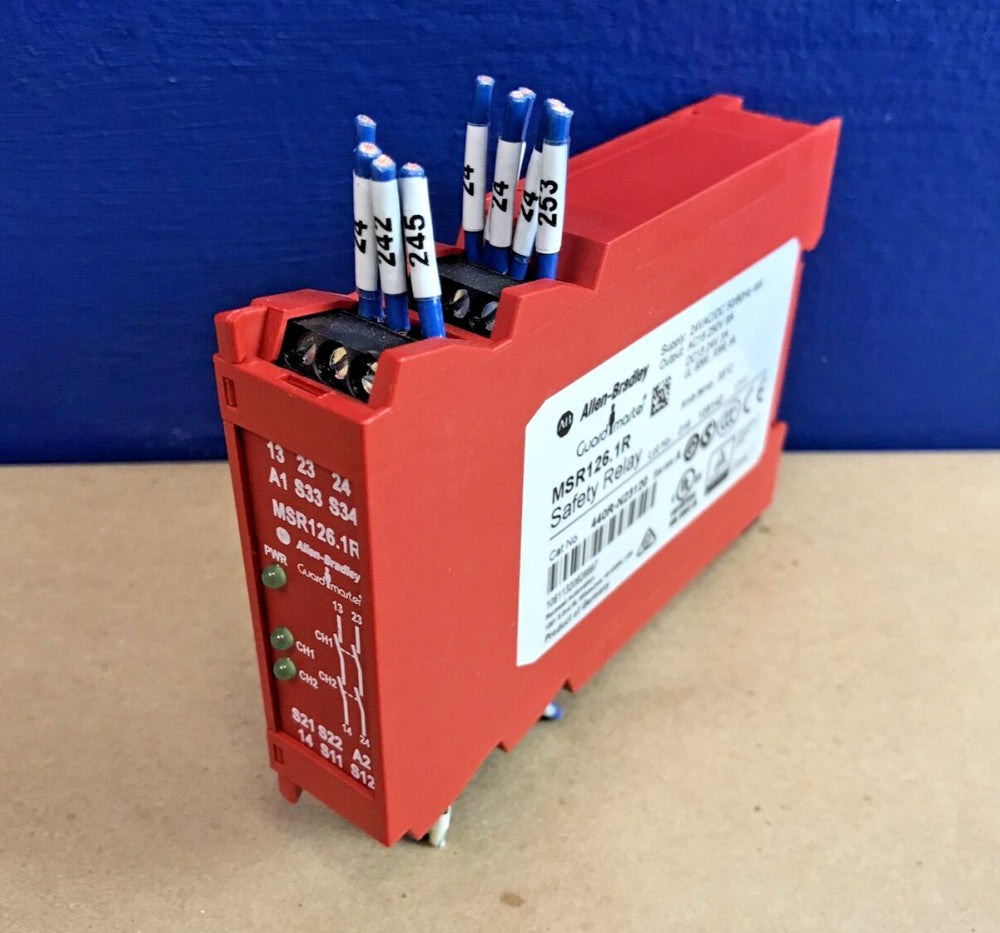 Allen Bradley 400R-N23120 Guardmaster Safety Relay MSR126.1R