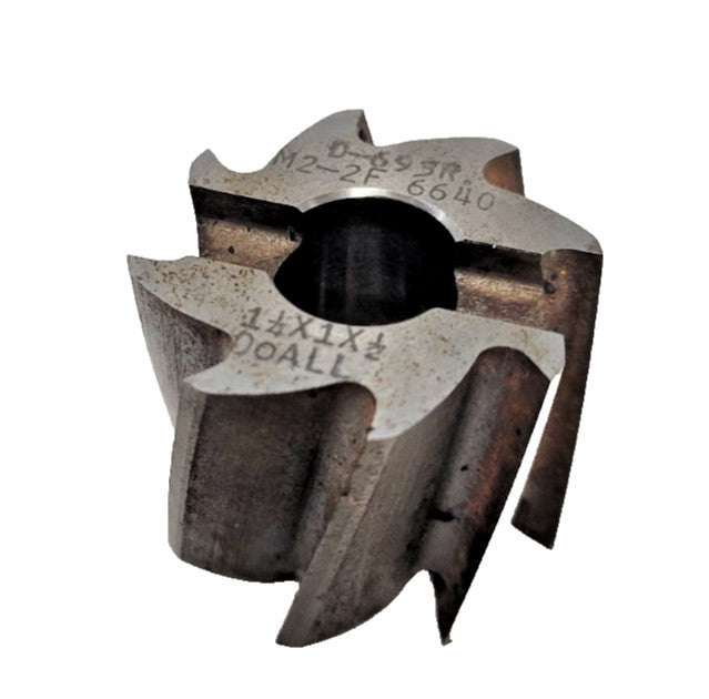 DOALL FACING MILLING CUTTER, 12-2F, 6640, D-693R, 1-1/4" X 1" X 1/2" 8 TEETH