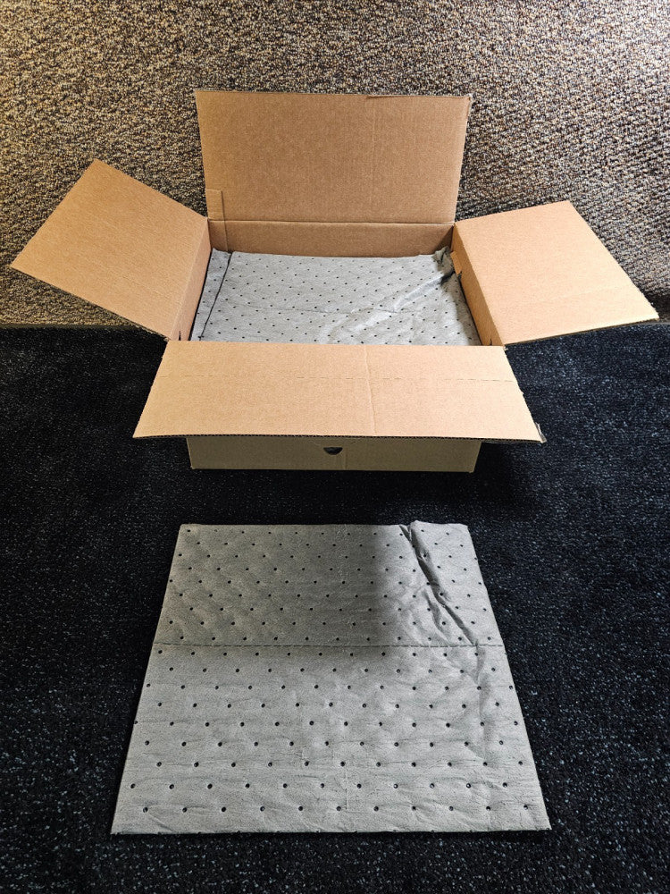 (QTY 50) Spilfyter GFF-75MC 16"x 18" Universal Double-Weight Absorbent Pads