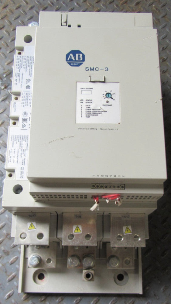 ALLEN BRADLEY SMC-3 SOFT-START 150-C201NBD 200-480V 201A 150HP NICE USED TAKEOUT