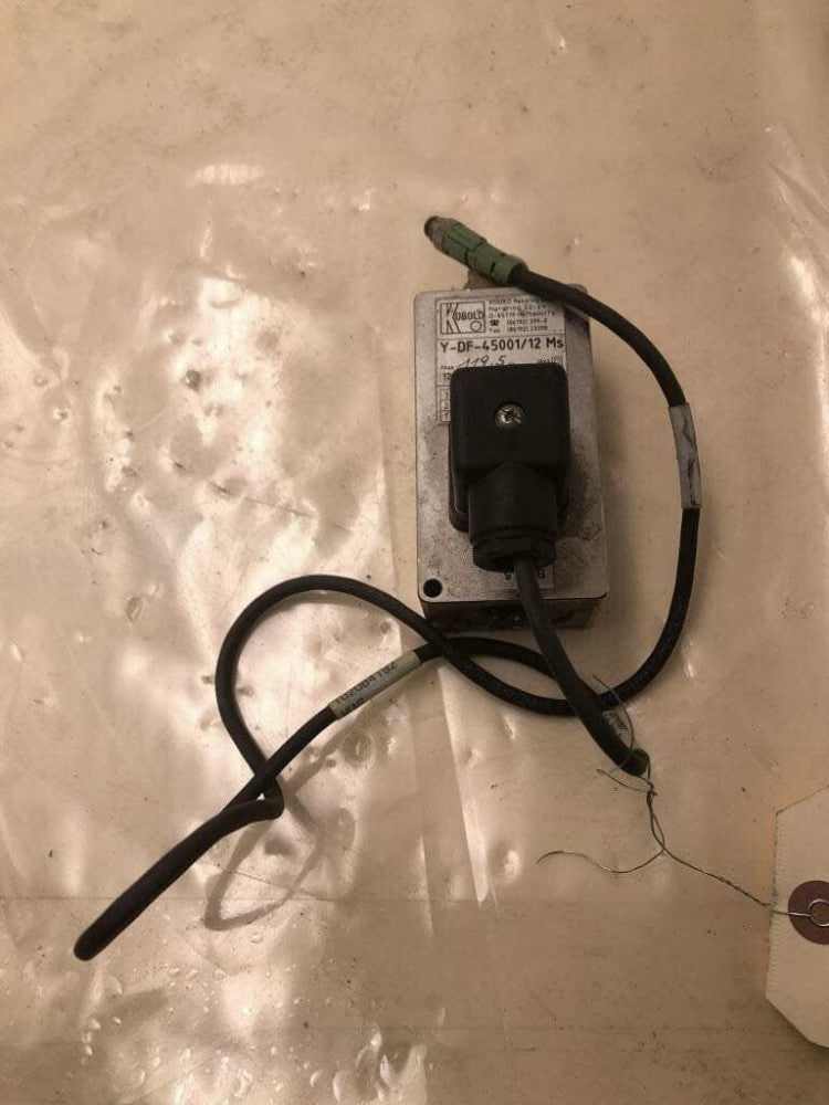 Kobold Y-DF-45001/12 Ms Flow Meter 12lpm 16bar 5-24VDC