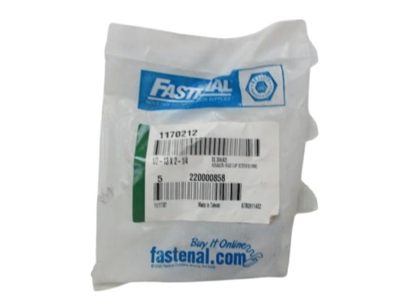 FASTENAL 1170212 HEXAGON HEAD CAP SCREW (PKG OF 5)  NSMP