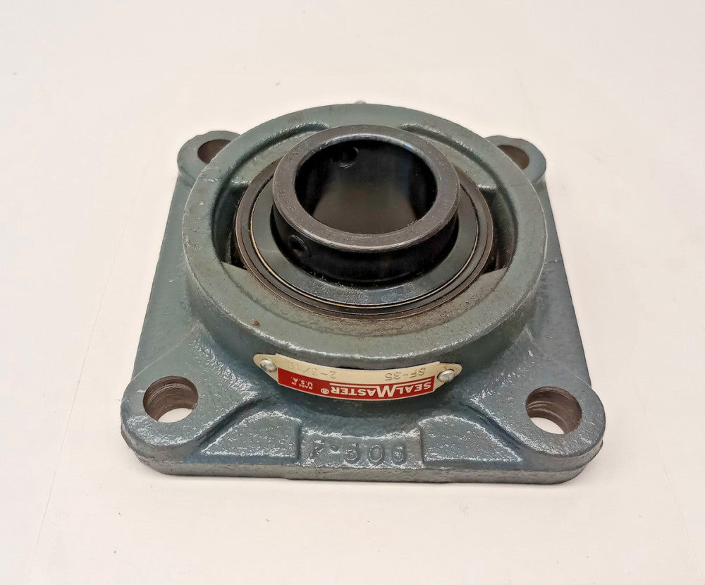 Sealmaster 700460 Flange Mount Ball Bearing 4-Bolt SF-35 2-3/16 (2.1875) Bore