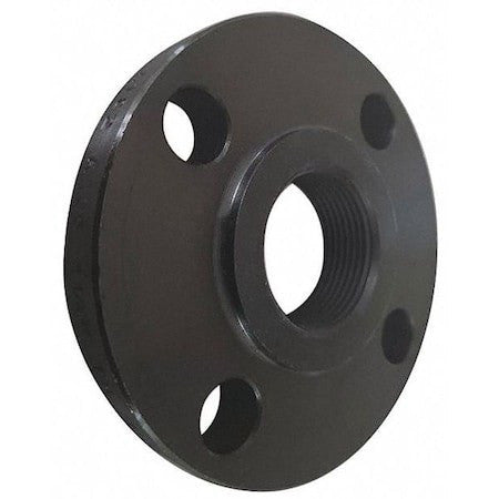 Zoro Select Flcs1rfthd800 Flange Threaded Flange, 8" Pipe, Npt, Black Steel,