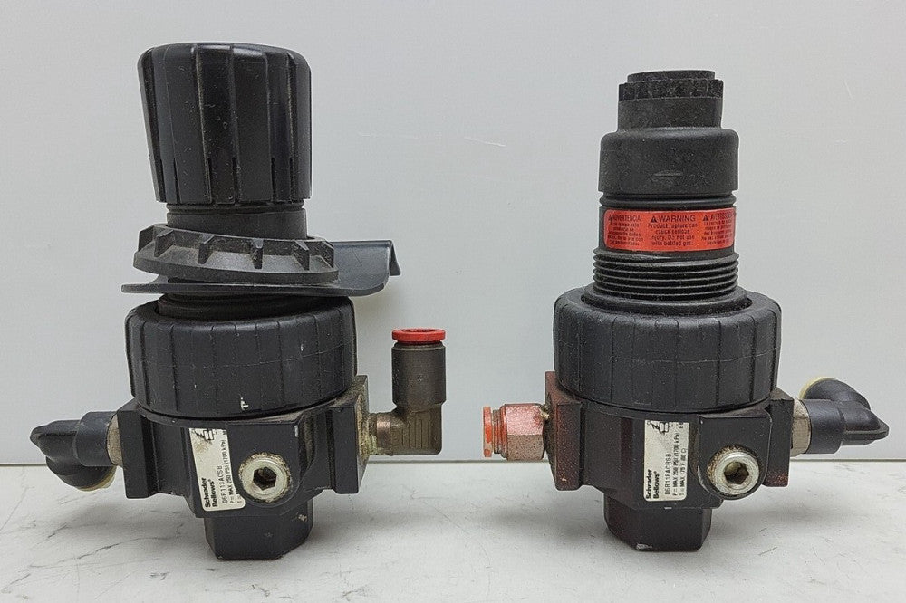 Schrader Bellows 06R113ACSB w/ 06R118ACRSB Pressure Regulator 250 Psi Max *USED 