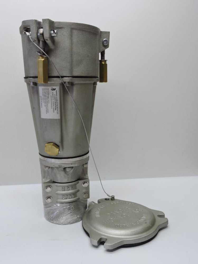 Mine Cable Services Corporation Female Cable Mount Coupler 8kV, 250A 2/0