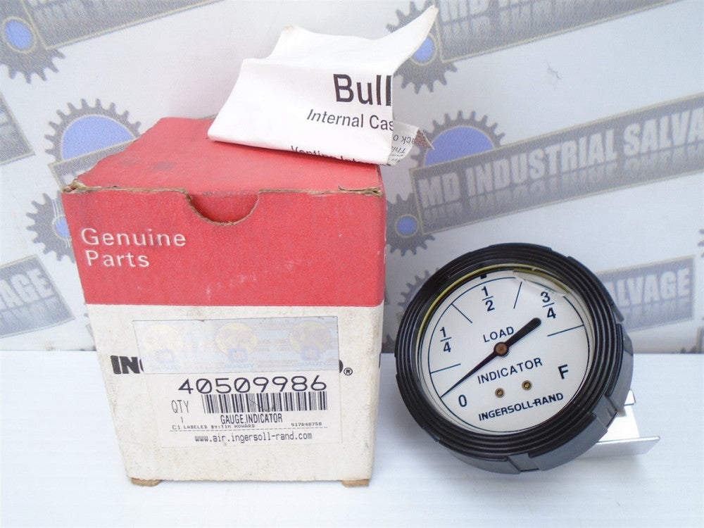 Genuine OEM INGERSOLL RAND - 40509986 - Load Indicator Gauge - (NEW OEM in BOX)
