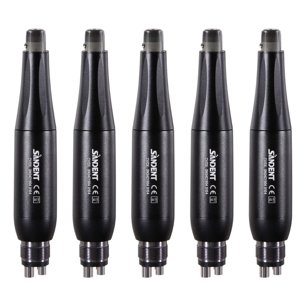 1-5* Dental Hygiene Prophy Handpiece Air Motor 4Holes 4:1 Nose Cone 360°Swivel