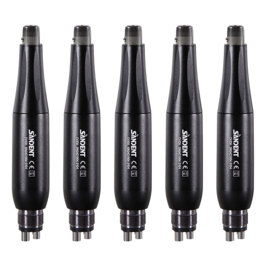 1-5* Dental Hygiene Prophy Handpiece Air Motor 4Holes 4:1 Nose Cone 360°Swivel