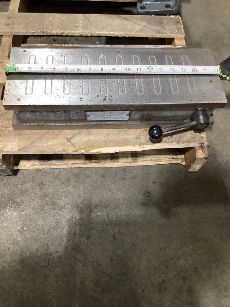Brown & Sharpe 6.5”x18" Rectangular Permanent Magnetic Chuck 3.5"H