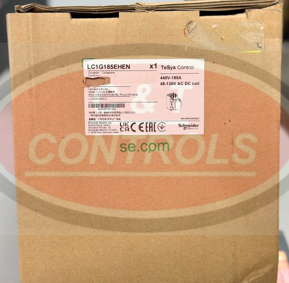 Square D LC1G185EHEN 185A 48-130VAC Contactor New In Box USA Stock