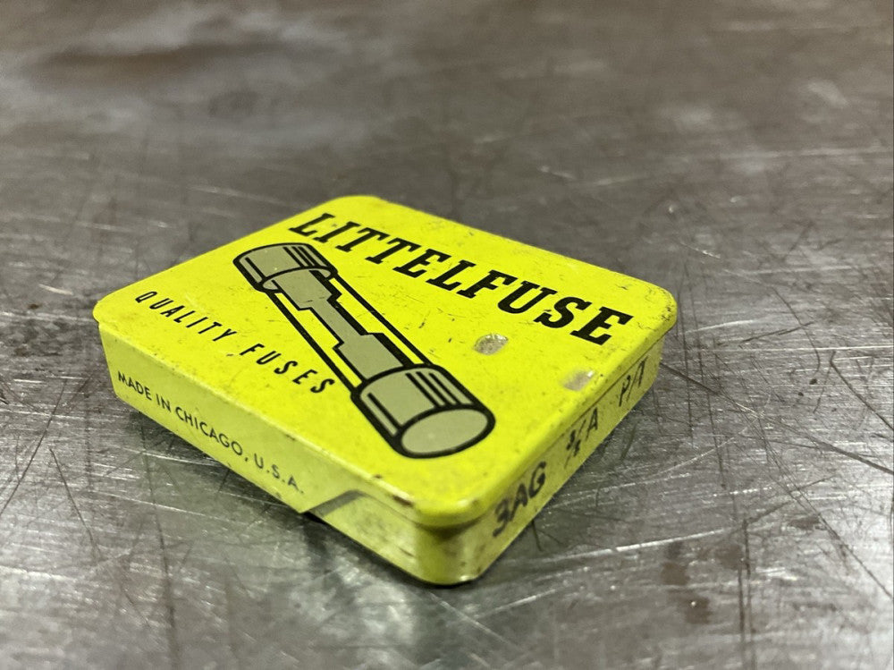 PACK OF 5 LITTELFUSE 3AG 3/2 A P/T FUSES Nos Surplus