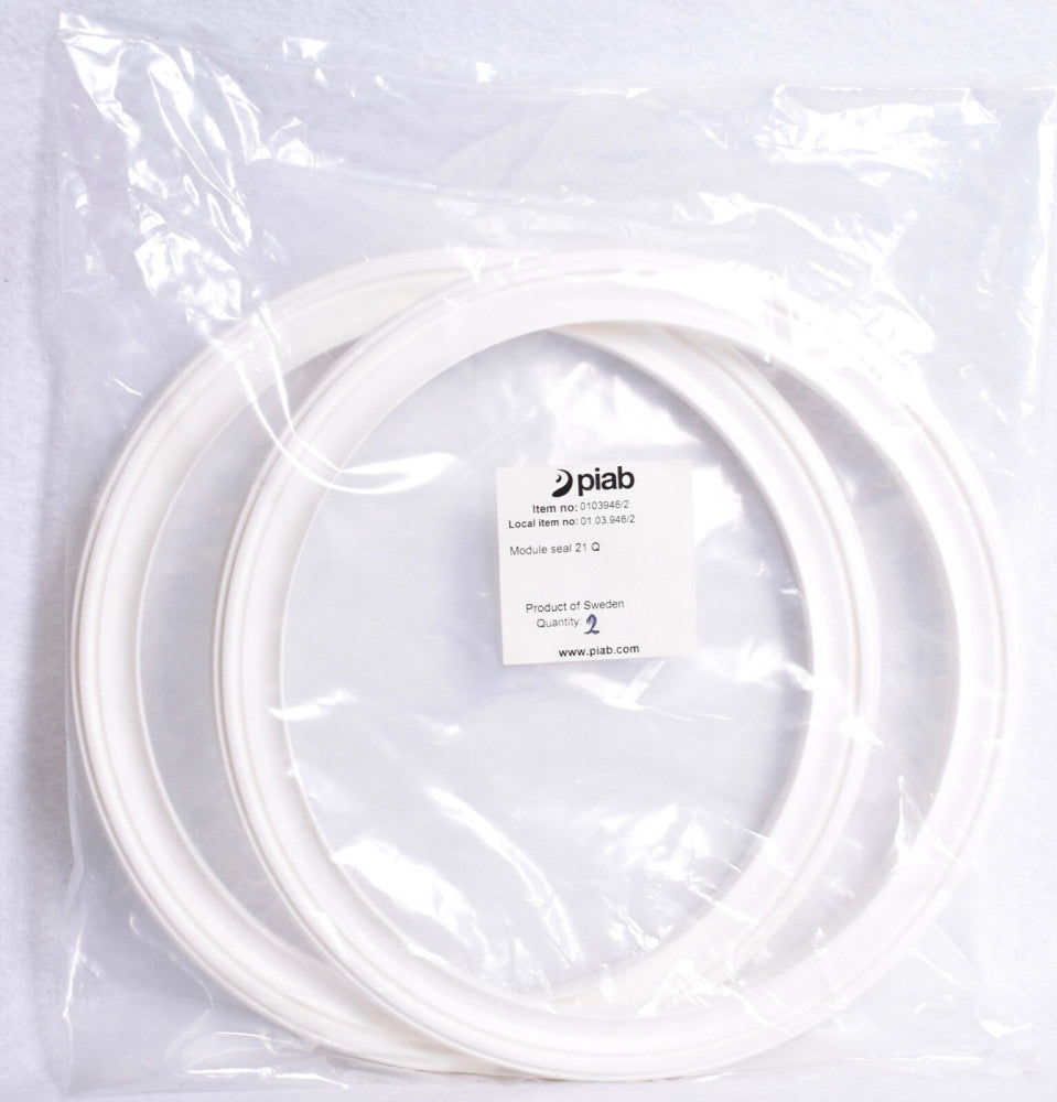 2 Count Piab Module Fluid Seals 21 Q  0103946/2  Factory Sealed