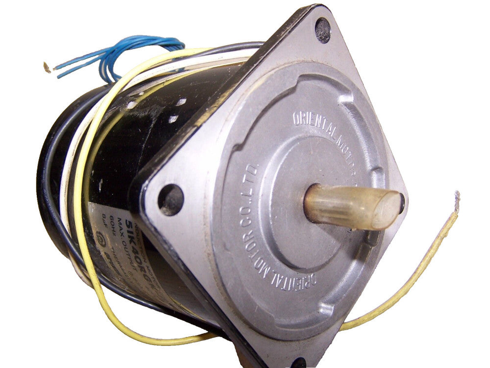 ORIENTAL INDUCTION MOTOR 40 WATT 115 V .83 AMP 4P 8µF  5IK40RGK-AA