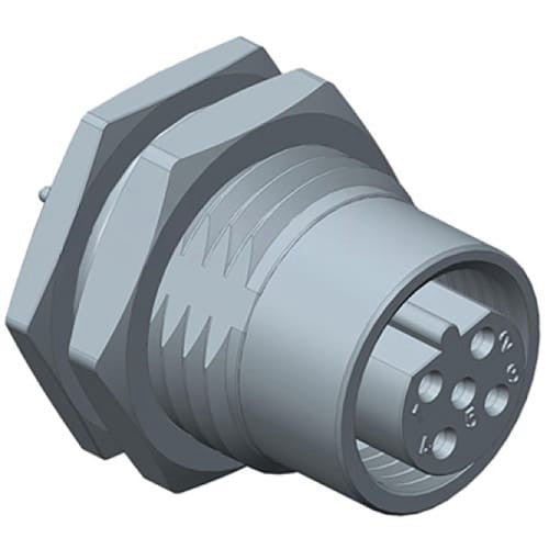 2pc AMPHENOL LTW TECHNOLOGY M12D-04PFFP-SF8001