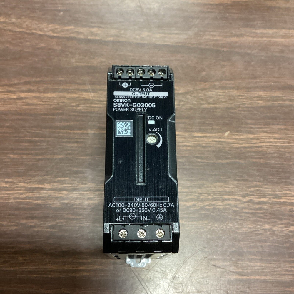 OMRON S8VK-G03005 Switching Power Supply, 5VDC ,5A ,50/60Hz