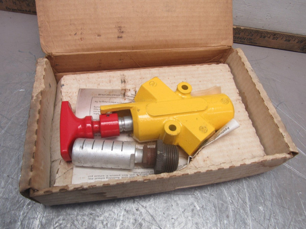 SCHRADER BELLOWS LV30AS 3/8" LOCKOUT VALVE NEW IN BOX OLD STOCK !!