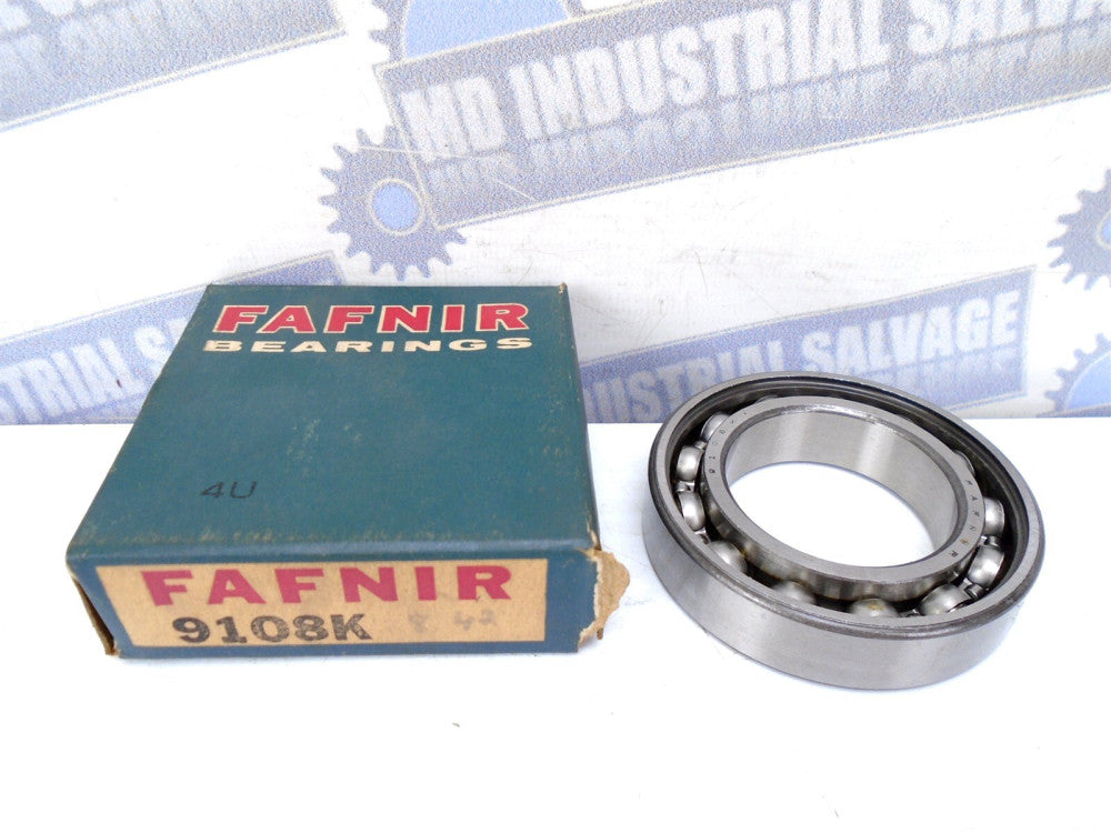 Fafnir - 9108K - Radial Deep Groove Ball Bearing - 40MM Bore - (NEW IN BOX)