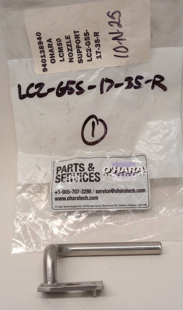 O'HARA LC2-G5S-17-35-R Stainless Steel Nozzle Support LCM50