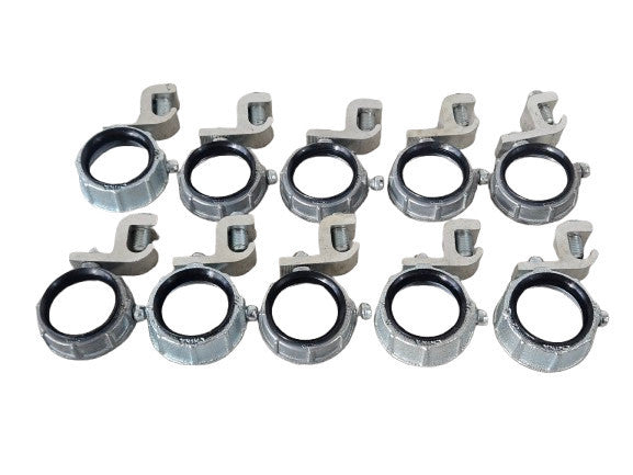 (10) 1-1/4" Ground Bushing Insulated 14-1/0 Zinc Bridgeport 384-DC
