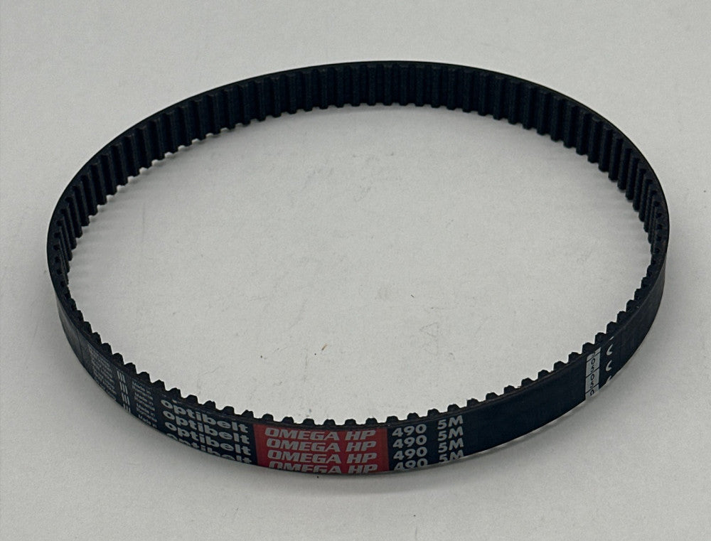 Optibelt 490 5M Omega HP Timing Belt, 98-Teeth 5mm Pitch 490mm L 