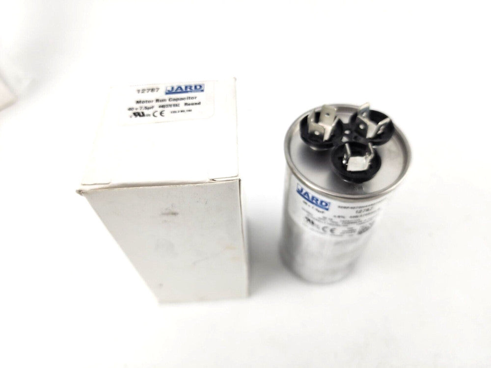 Jard 40 + 7.5 uf MFD 370 440 VAC Round Dual Motor Run Capacitor 12787