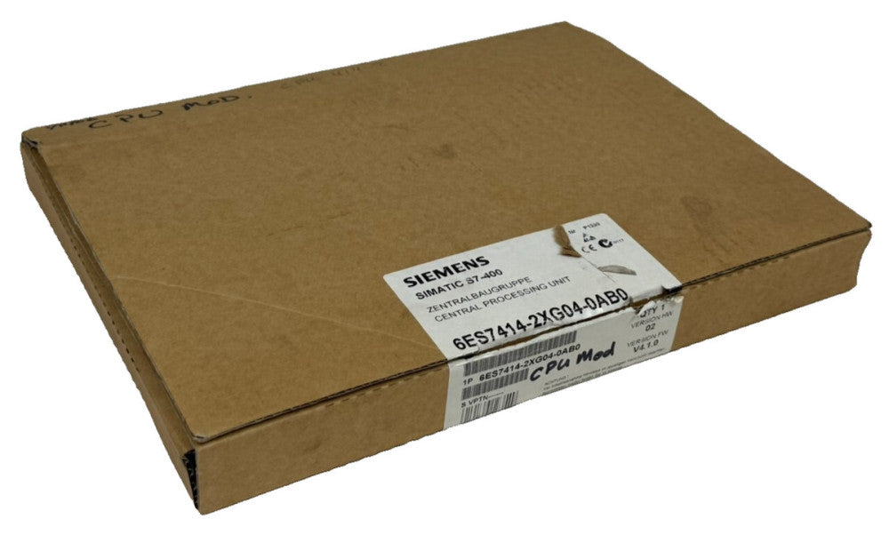 NEW SIEMENS 6ES7414-2XG04-0AB0 CPU MODULE S7-400 6ES7 414-2XG04-0AB0