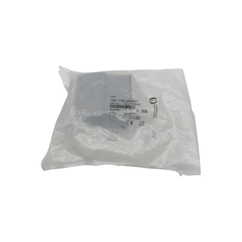 HARTING 19200100546 HAN 10A-GS-M25 NSMP