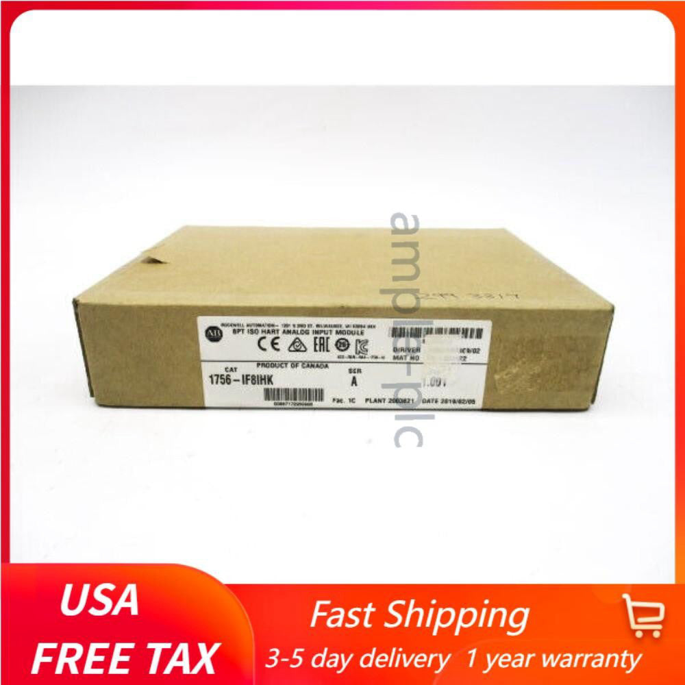 AB 1756-IF8IHK ControlLogix 8 Pt A/I HART Iso Module Analog Input US Free Tax