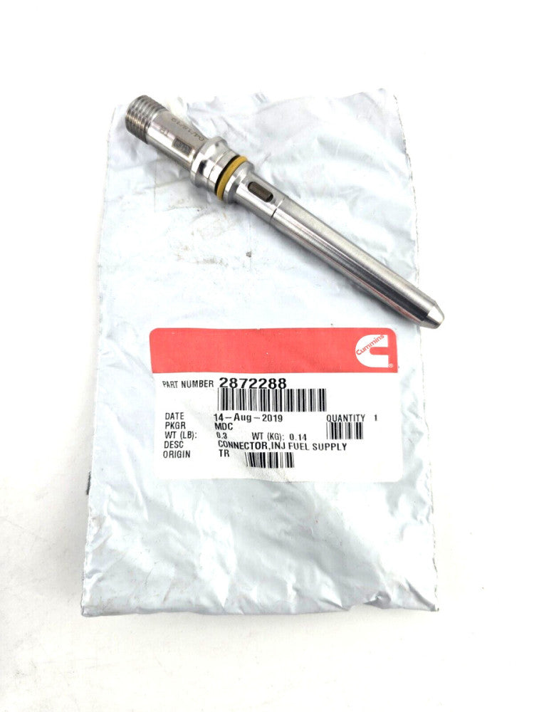 2880392 NOS Genuine Cummins Engine Injector Fuel Supply Connector 2872288 ...