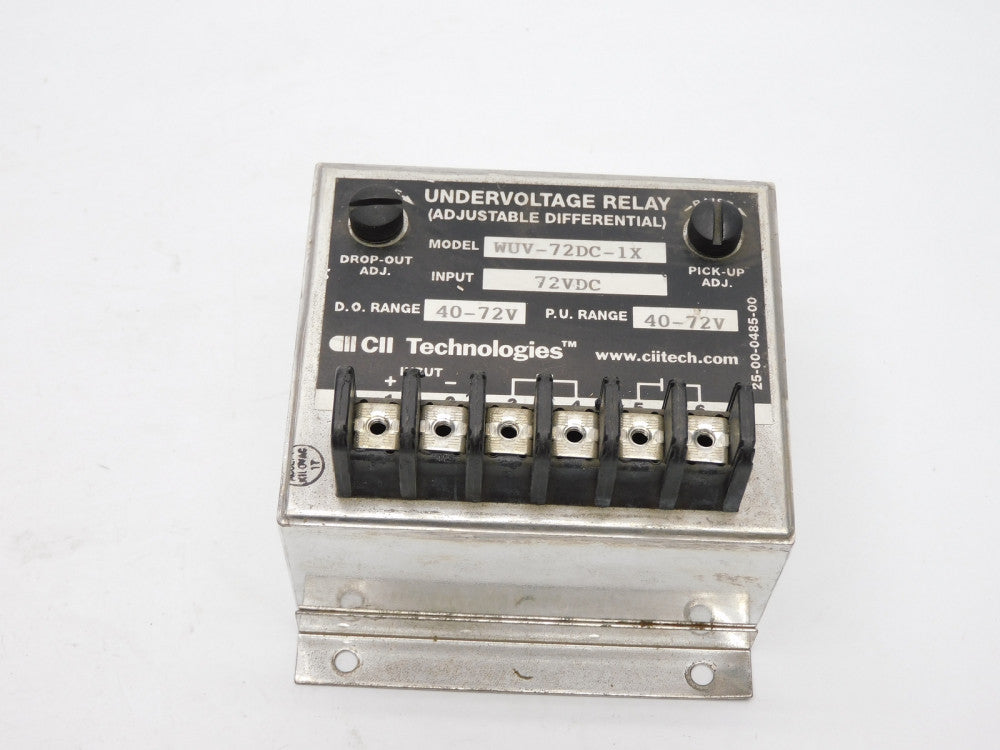 CII TECHNOLOGIES WUV-72DC-1X 72VDC UNMP