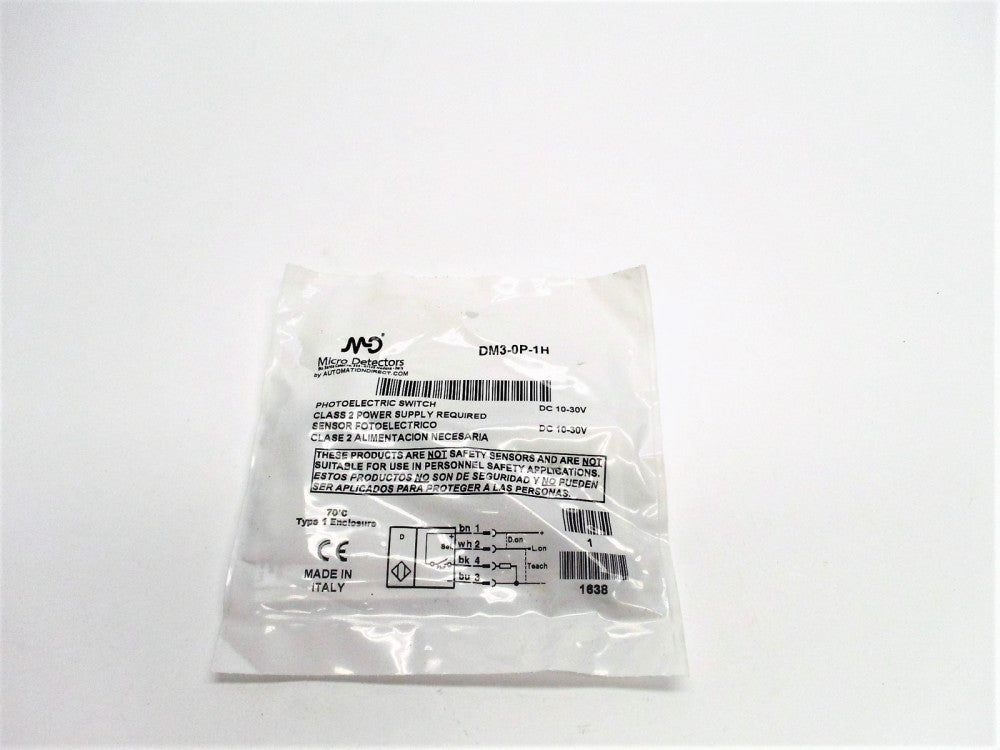 MICRO DETECTORS DM3-0P-1H NSMP