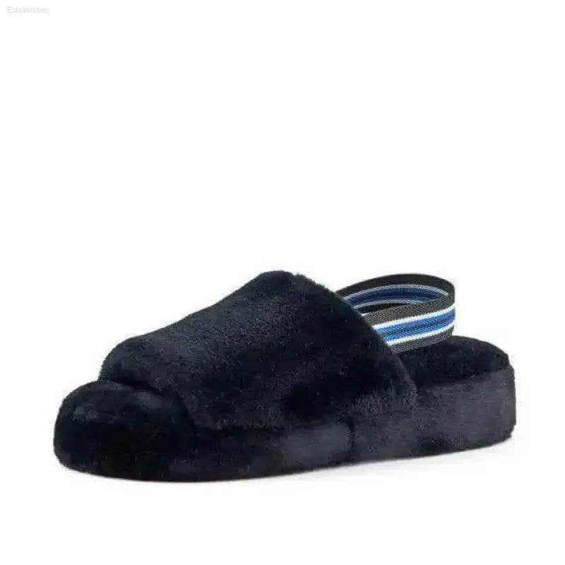 Super Soft Faux Fur Slippers with Stylish Design for Cozy Home Comfort