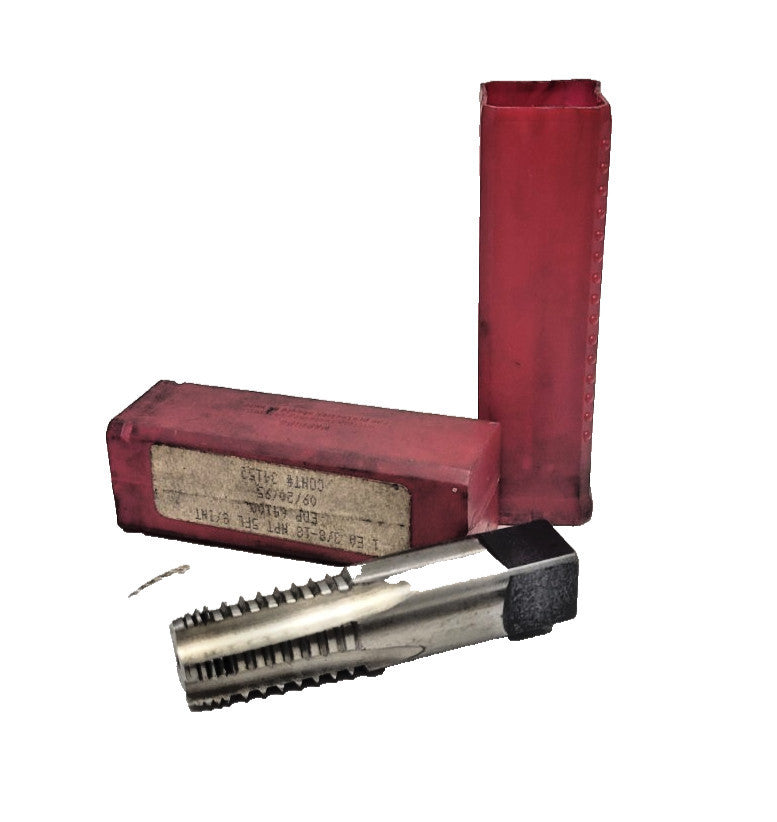 CLEVELAND HIGH SPEED FLUTE TAP J2095 5 FLUTE 3/8"-18 NPT THREAD 1-1/8" LOC