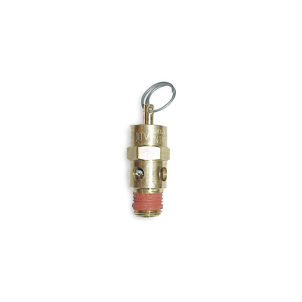 Control Devices ST25-1A125 Brass Air Safety Valve W/ Soft Seat Valve Type 5A708